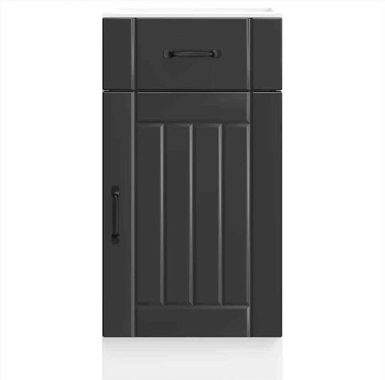 Lucca Dulap pentru Chiuvetă Negru 40x46x81.5buc