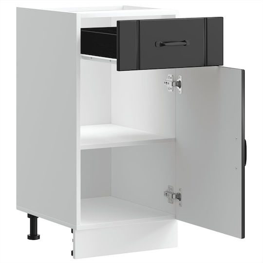 Lucca Dulap pentru Chiuvetă Negru 40x46x81.5buc