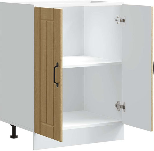 Lucca Dulap pentru Chiuvetă Sonoma Oak 60x46x81.5buc