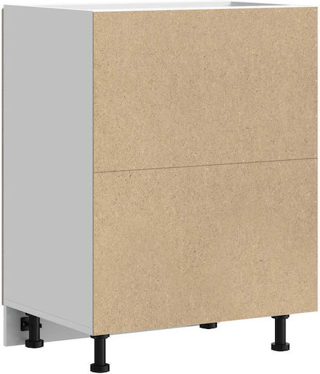 Lucca Dulap pentru Chiuvetă Sonoma Oak 60x46x81.5buc