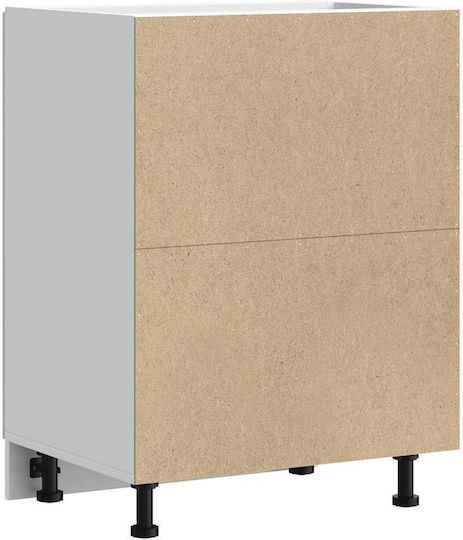 Lucca Dulap pentru Chiuvetă Alb 60x46x81.5buc