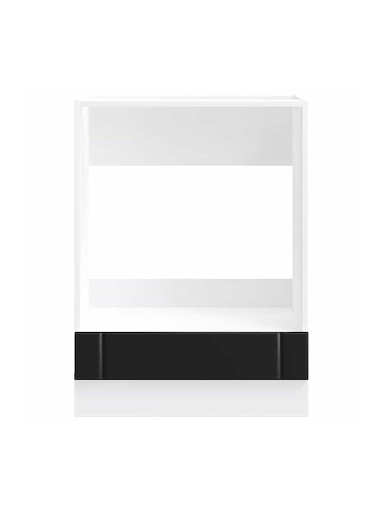 Lucca Lower Oven Cabinet Black 60x46x81.5pcs