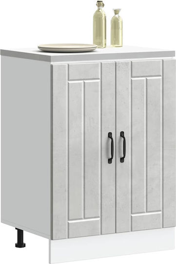 Lucca Dulap pentru Chiuvetă Gri 60x46x81.5buc