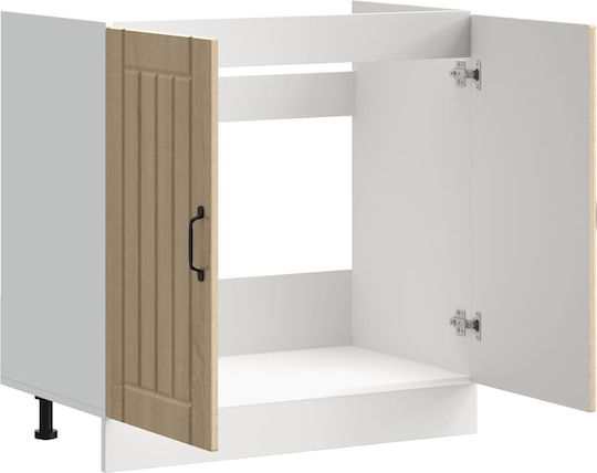 Lucca Ντουλάπι Νεροχύτη Sonoma Oak 80x46x81.5εκ.