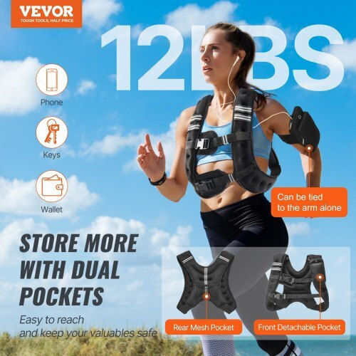 Vevor GDZLKXTS12LBB3PP4V0 Γιλέκο με Βάρος 5.4kg