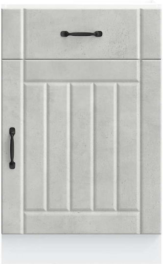 Lucca Dulap pentru Chiuvetă Gri 50x46x81.5buc