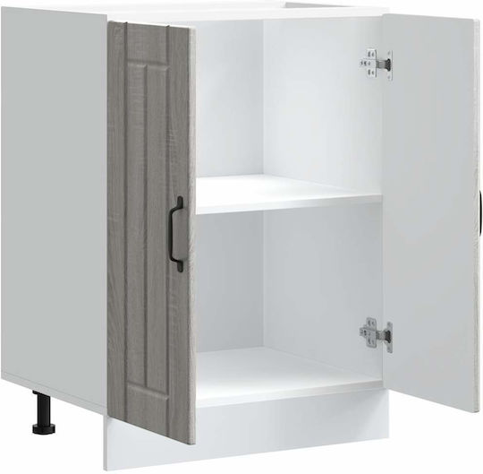 Lucca Шкаф за Мивка Gray Sonoma 60x46x81.5бр