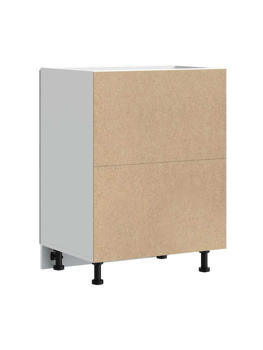 Lucca Шкаф за Мивка Gray Sonoma 60x46x81.5бр