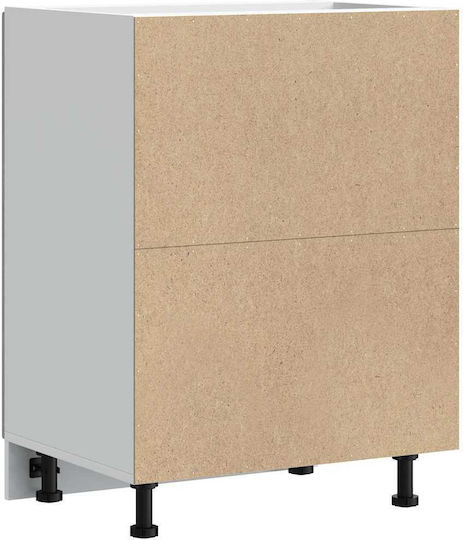 Lucca Шкаф за Мивка Gray Sonoma 60x46x81.5бр