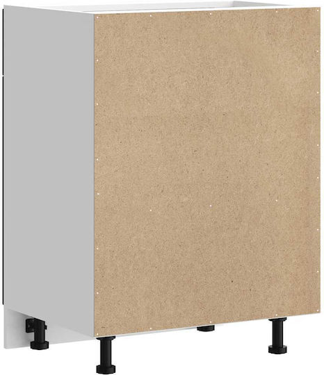 Lucca Spülbeckenschrank Black 60x46x81.5Stück