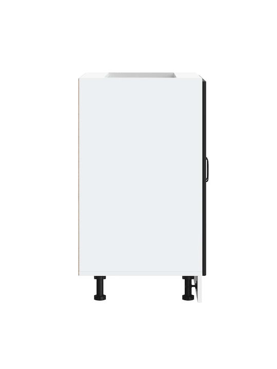 Lucca Ντουλάπι Νεροχύτη Μαύρο 60x46x81.5εκ.