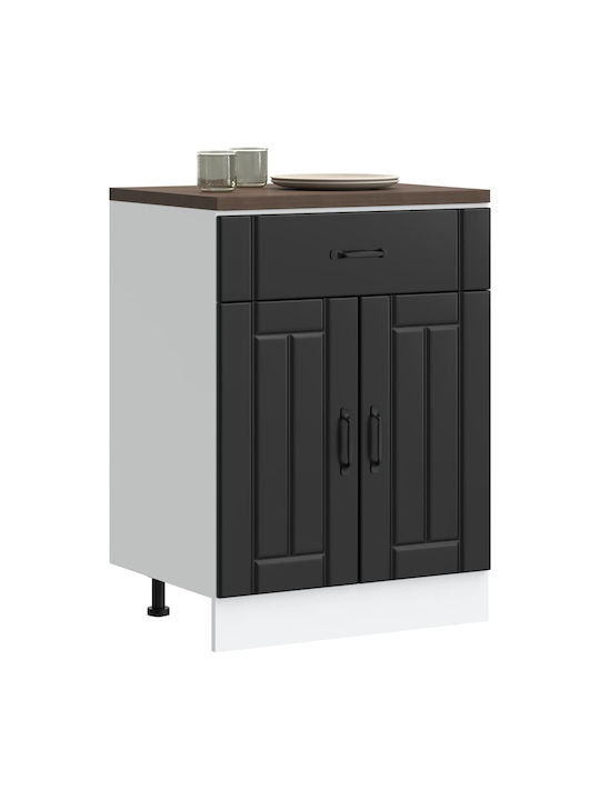 Lucca Sink Cabinet Black 60x46x81.5pcs