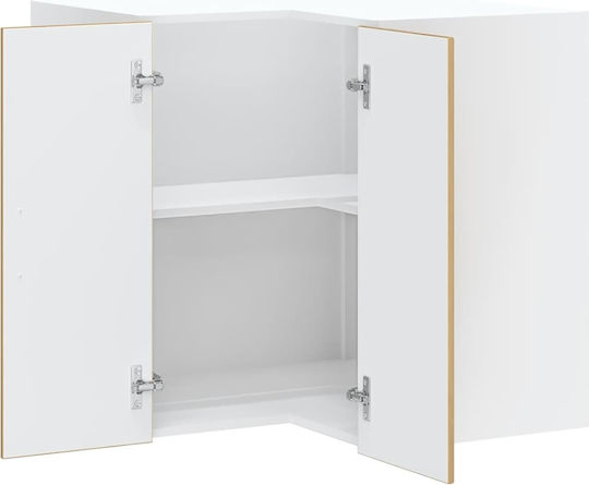 Kalmar Γωνιακό Ντουλάπι Κρεμαστό Artisan Oak 57x57x60εκ.