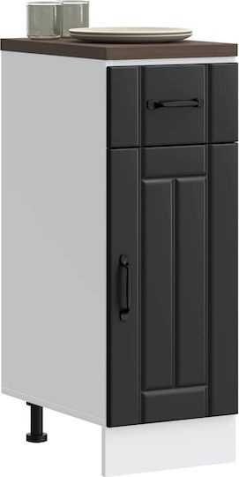 Lucca Dulap pentru Chiuvetă Negru 30x46x81.5buc