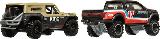 Hot Wheels Premium Car Culture Αυτοκινητάκι Ford Bronco & '17 Ford F-150 Raptor για 3+ Ετών
