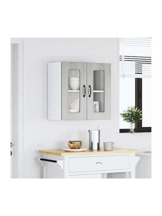 Kalmar Ντουλάπι Κρεμαστό Γκρι Sonoma 60x31x60εκ.