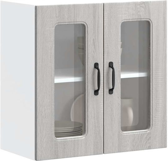 Kalmar Ντουλάπι Κρεμαστό Γκρι Sonoma 60x31x60εκ.