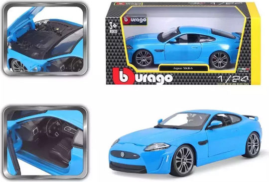 Bburago Jaguar XKR-S Toy Car Blue Scale 1:24 for 3+ Years