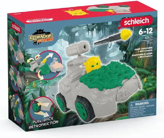 Schleich-S Eldrador Creatures Jungle Toy Car Crashmobile for 3+ Years