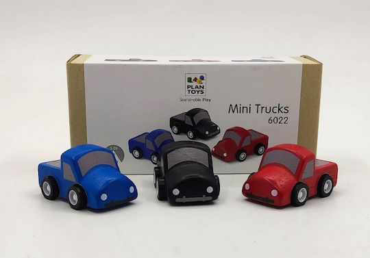 Plan Toys Малки Камиони Камион За 3+ Години (Различни Видове) 1 Бр