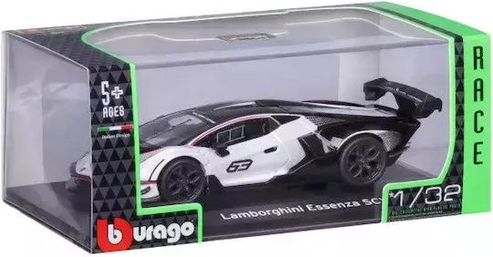 Lamborghini Essenza Scv12 White-Black 1:32 Bburago Toy Car