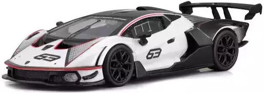 Lamborghini Essenza Scv12 White-Black 1:32 Bburago Toy Car