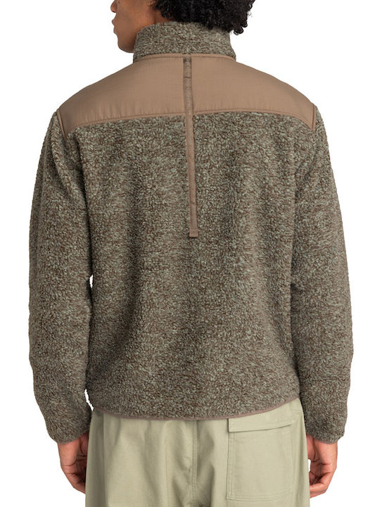 Quiksilver Shallow Water Men's Cardigan with Zipper Brown Melange