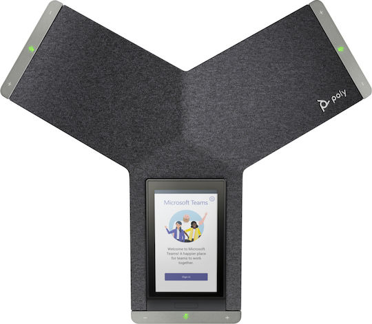Poly Trio C60 for Microsoft Teams and PoE-enabled No Radio Cordless IP Phone Black