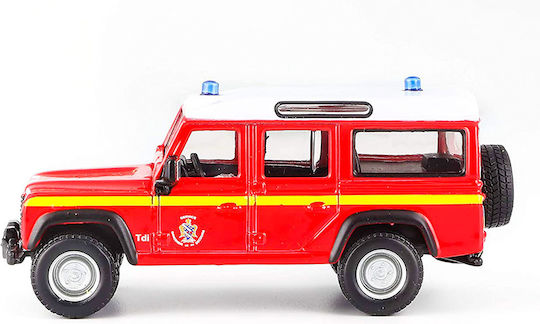 Bburago Emergency Land Rover Αυτοκινητάκι Emergency Force 1:43 Πυροσβεστικό για 3+ Ετών