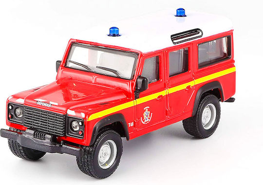 Bburago Emergency Land Rover Αυτοκινητάκι Emergency Force 1:43 Πυροσβεστικό για 3+ Ετών