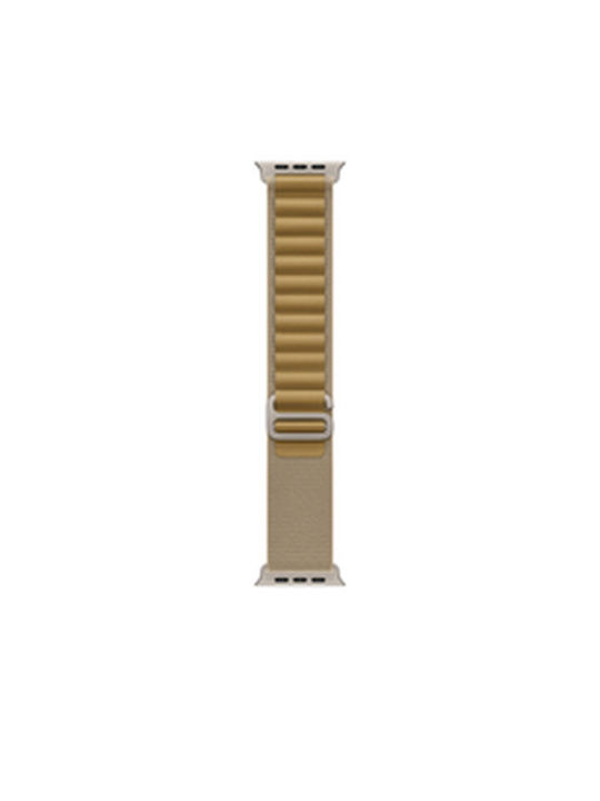 Apple Alpine Loop Small Natural Titanium Finish Strap Fabric Tan (Apple Watch 44, 45, 46, 49mm)