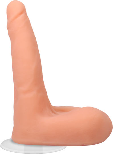 Doc Johnson Lucas Frost Realistic Ultraskyn Ρεαλιστικό Dildo με Όρχεις Flesh 18cm