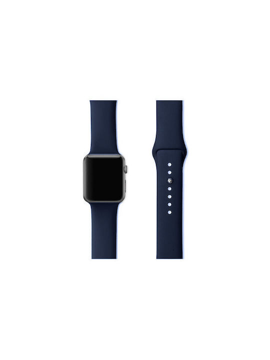Λουράκι Σιλικόνης Navy Μπλε (Apple Watch 42 / 44 / 45 / 49 mm - Μπλε Σκούρο)