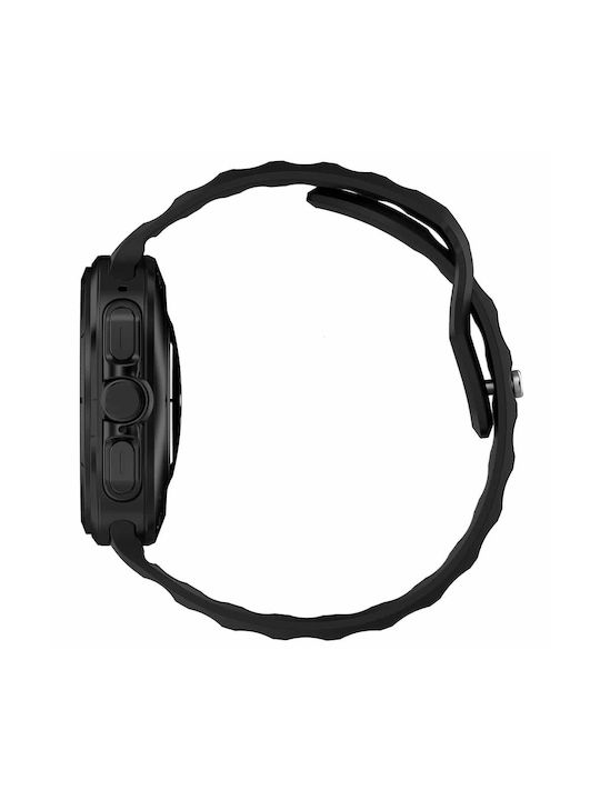 Techsuit W055 Λουράκι Σιλικόνης Μαύρο (Galaxy Watch Ultra / Ultra 2)