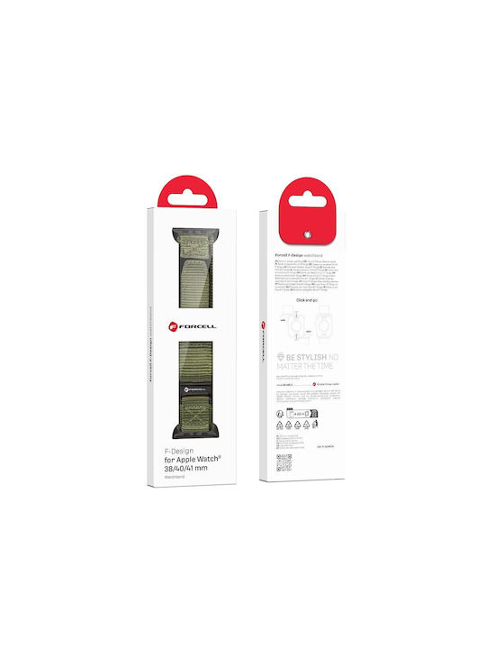 Forcell F-design Armband Grün (Apple Watch 38/40/41 mm)