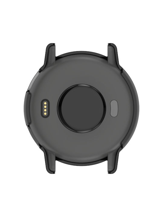 2 in 1 Schutzhülle + Gehärtetes Glas für Garmin Vivoactive 5 Schwarz