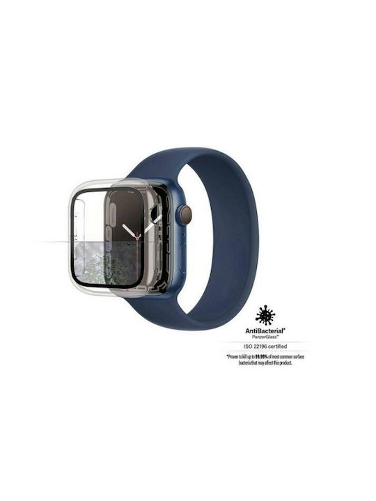 PanzerGlass Full Body Πλαστική Θήκη με Τζαμάκι σε Διάφανο χρώμα για Apple Watch 44mm