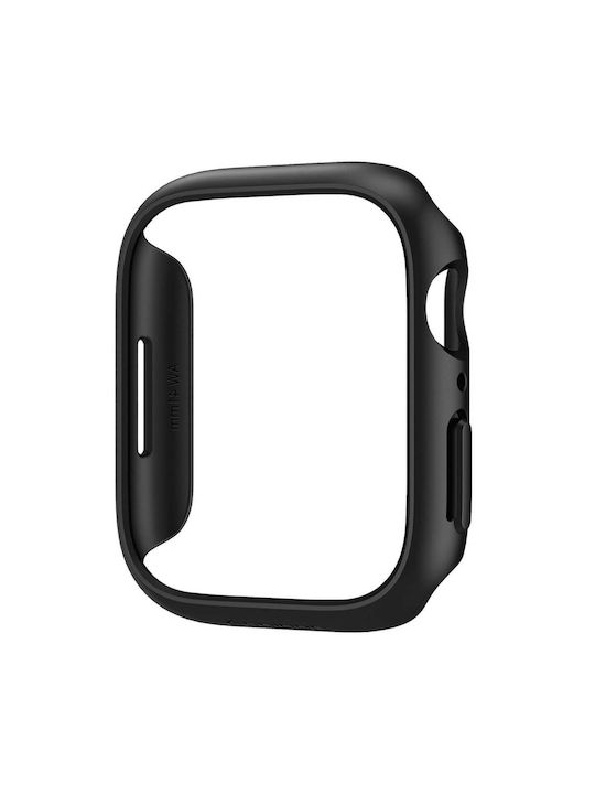 Spigen Thin Fit Plastikhülle in Schwarz Farbe für APPLE WATCH 7 (41mm)