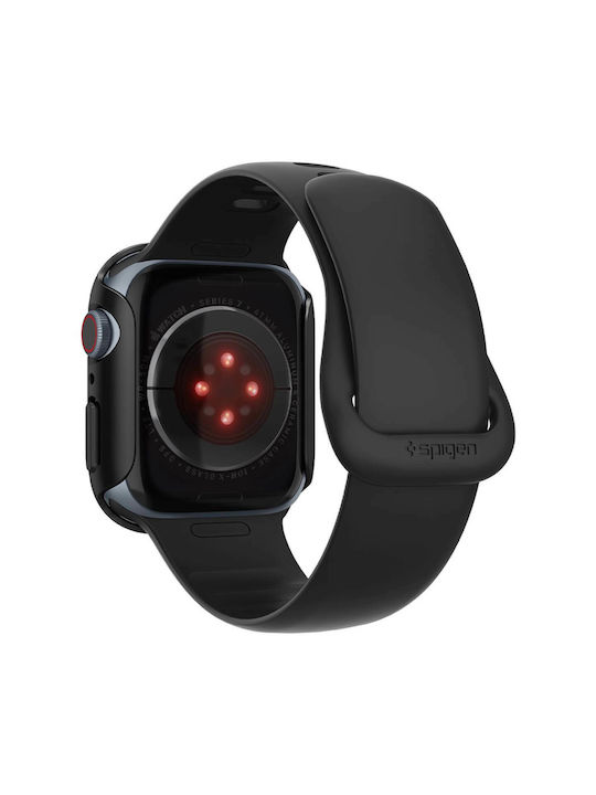 Spigen Thin Fit Plastikhülle in Schwarz Farbe für APPLE WATCH 7 (41mm)