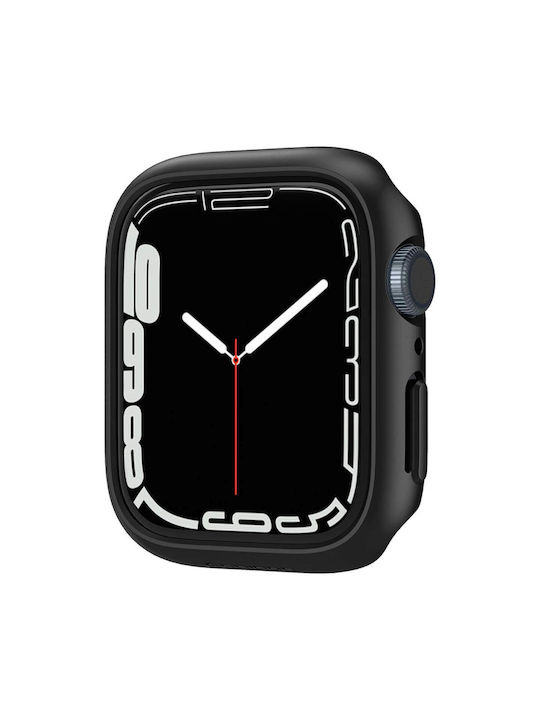 Spigen Thin Fit Plastikhülle in Schwarz Farbe für APPLE WATCH 7 (41mm)