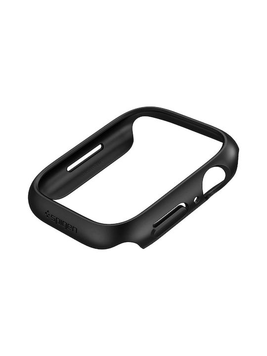 Spigen Thin Fit Plastikhülle in Schwarz Farbe für APPLE WATCH 7 (41mm)