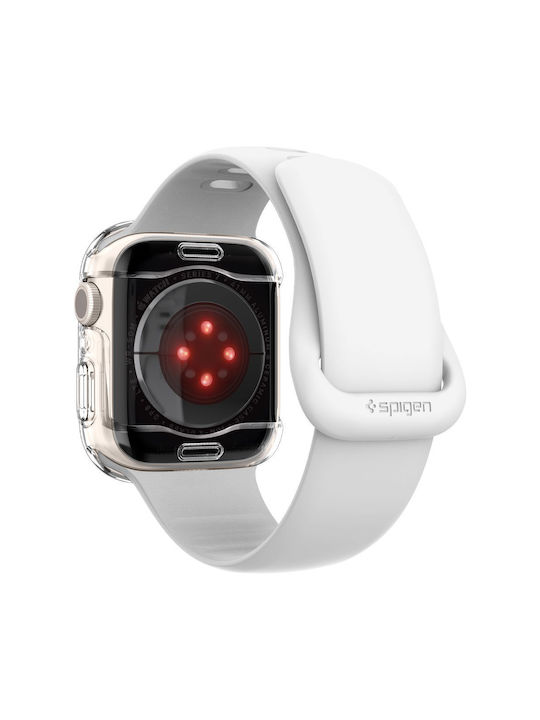 Spigen Ultra Hybrid Θήκη Σιλικόνης με Τζαμάκι σε Διάφανο χρώμα για το Apple Watch 41mm