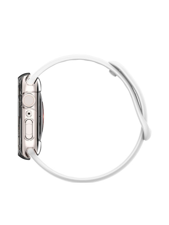 Spigen Ultra Hybrid Силиконов Калъф със Стъкло в Прозрачен цвят за Apple Watch 7 / 8 / 9 (41 мм)
