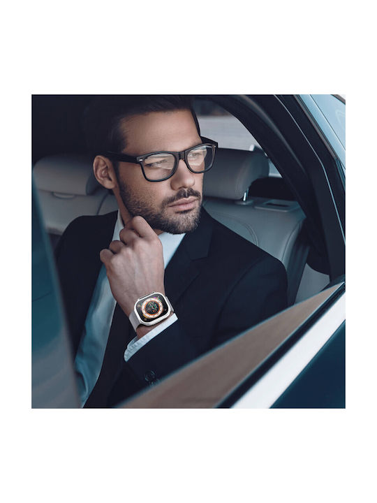 Dux Ducis Alone Θήκη Σιλικόνης σε Ασημί χρώμα για το Apple Watch Ultra 49mm