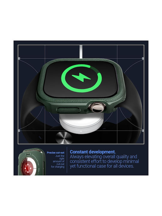 Caseology Vault Apple Watch 10 46 mm Mitternachtsgrün