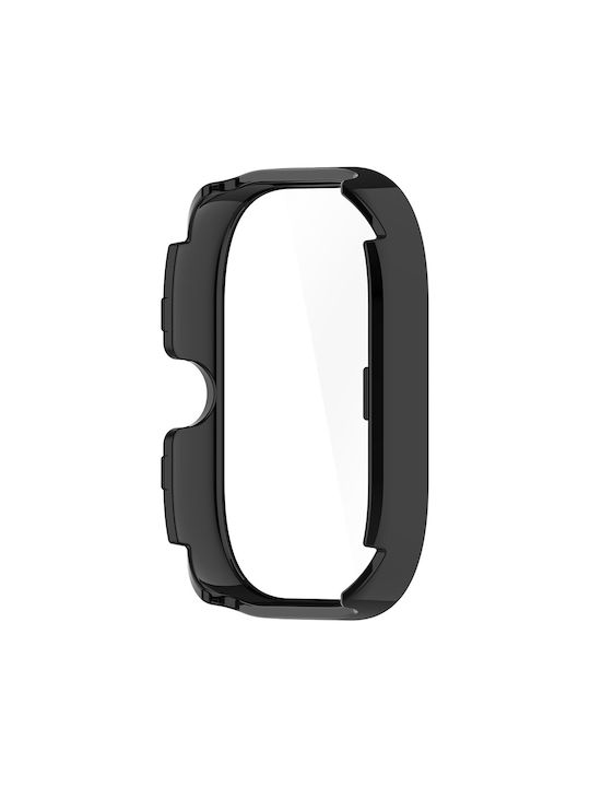 Techsuit Defense360 Pro Plastic Case with Glass in Black color for Xiaomi Redmi Watch 4