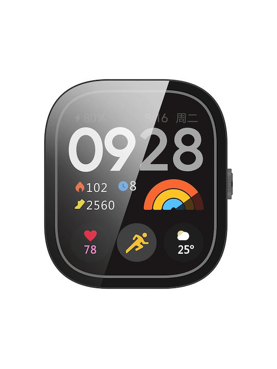 Techsuit Defense360 Pro Plastikhülle mit Glas in Transparent Farbe für Xiaomi Redmi Watch 4