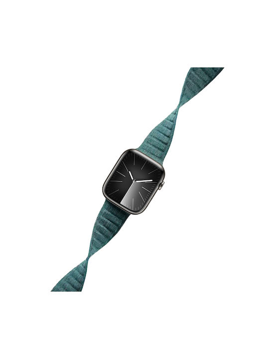 Crong Λουράκι Υφασμάτινο Τιρκουάζ (Apple Watch 38/40/41/42mm)