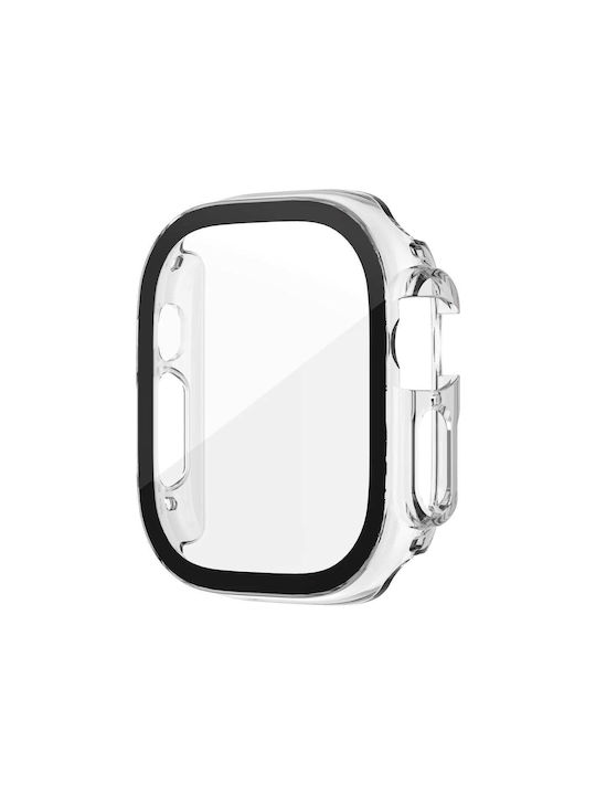 SiiPro Πλαστική Θήκη σε Διάφανο χρώμα για Apple Watch 45mm