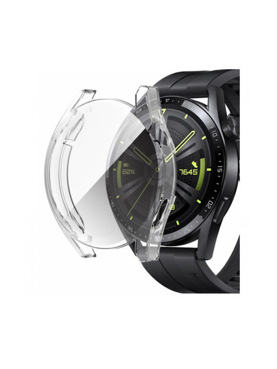 Electroplated Silikonhülle in Transparent Farbe für Huawei Watch GT 3 Pro 43mm Electroplated Silikonhülle in Transparent Farbe für Huawei Watch GT 3 Pro 43mm